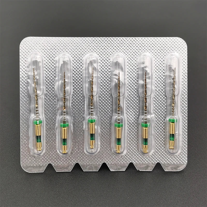 Wave Gold NiTi Rotary Endodontic Files 6pcs | Large Primary