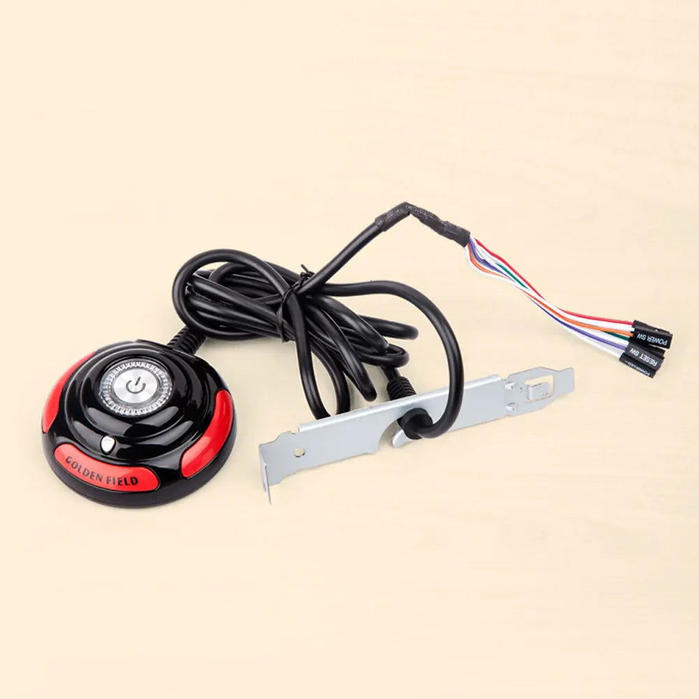1.6m PC Case Power On/Off Reset HDD Push Button Switch PC Case Switch PRIMED
