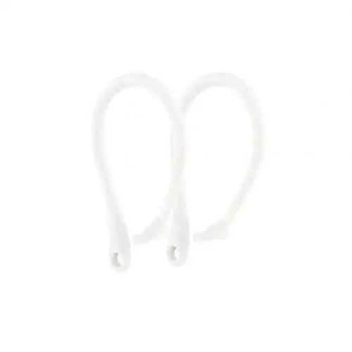 Silicone Anti-Lost Ear Hooks for AirPods 1 2 3 Pro – 1 Pair Earphone Accessories PRIMED WHITE