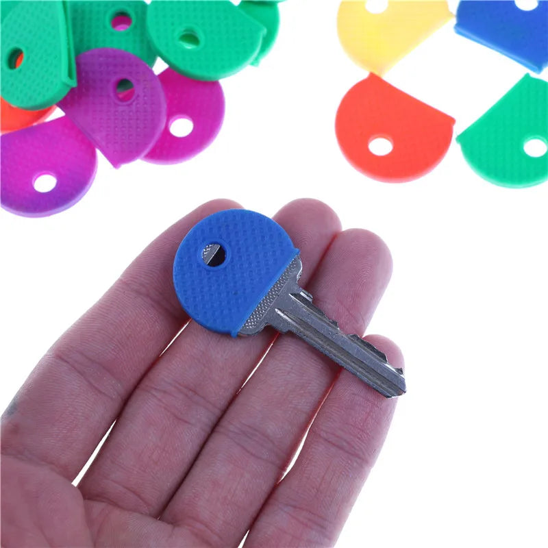 Colorful Rubber Key Caps Covers 10–20 Pack | Key Identifier Key Caps Organizer PRIMED 10pcs