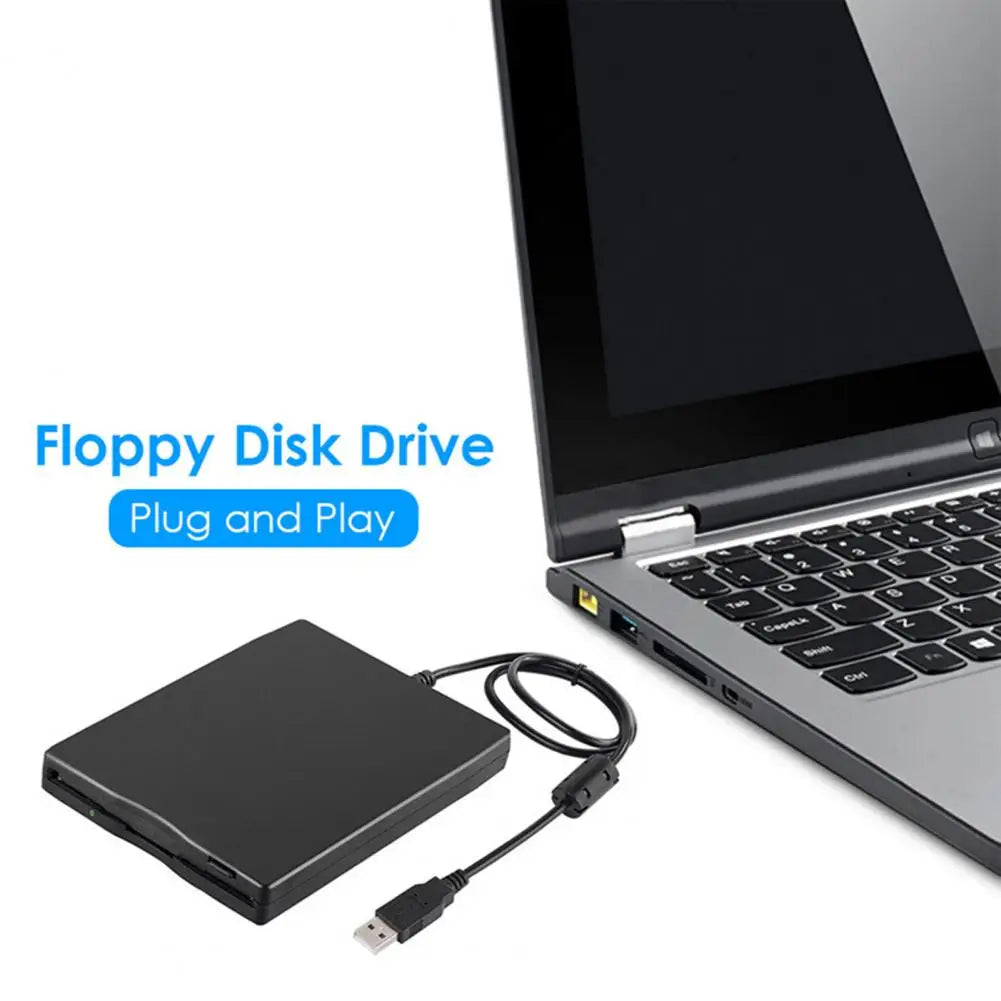 USB External Floppy Disk Drive 3.5" 1.44MB Plug & Play External Floppy Drive PRIMED