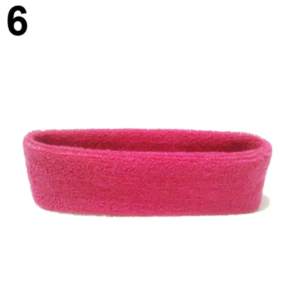 Quick-Dry Sports Sweatband Headband – Gym, Yoga & Fitness Sports Sweatband Headband PRIMED Rose