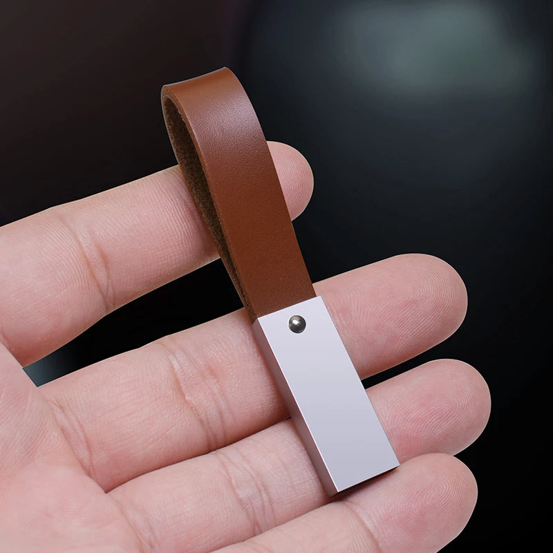 10PCS Leather Buckle USB Flash Drive 4–64GB | Free Custom Logo USB Flash Drive PRIMED