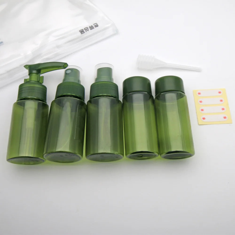 Travel Refillable Cosmetic Bottle Kit – 40ml Pump Dispenser