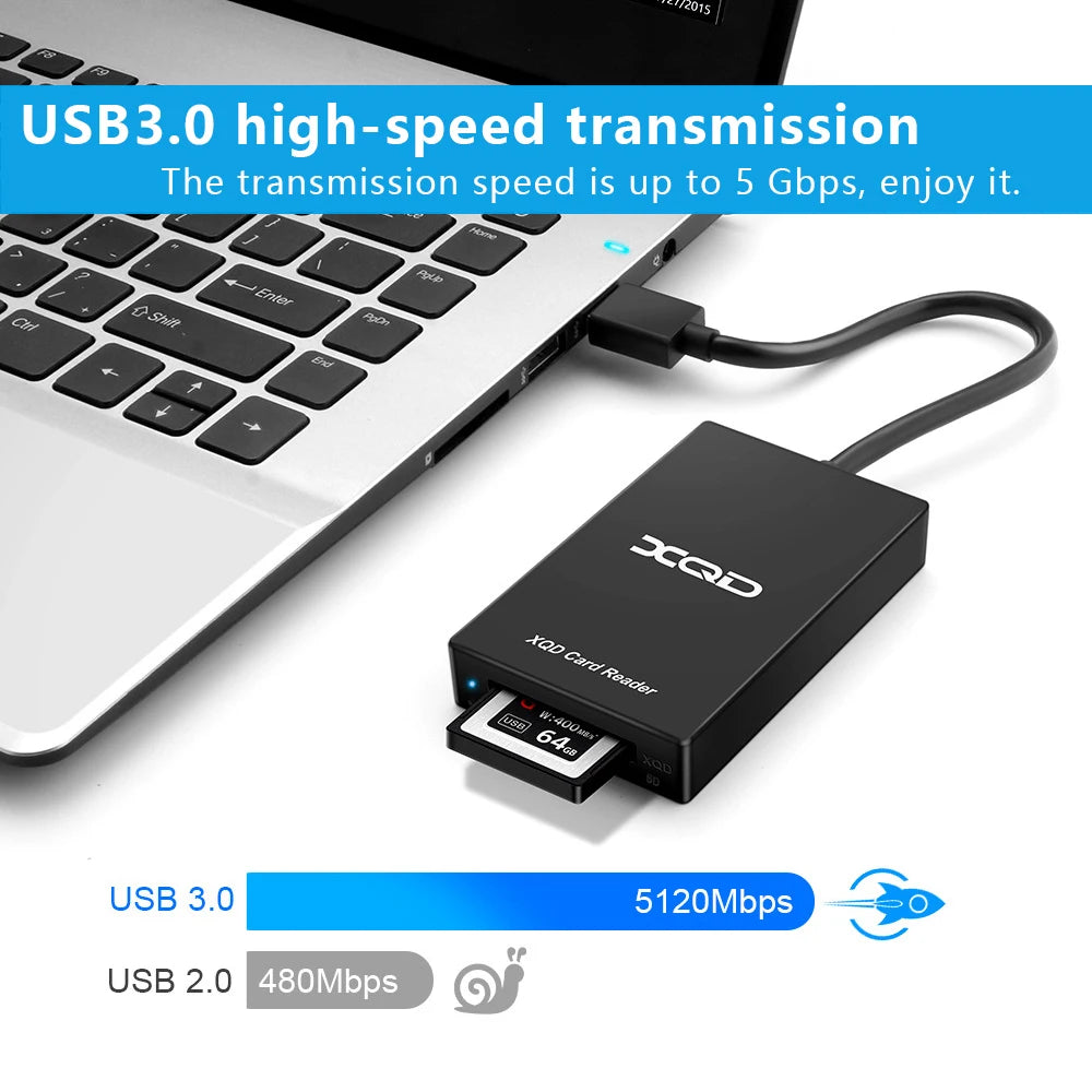 UTHAI Q02 Rocketek XQD Card Reader USB 3.0 Type-C 5Gbps XQD Card Reader PRIMED