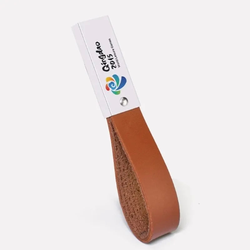 10PCS Leather Buckle USB Flash Drive 4–64GB | Free Custom Logo USB Flash Drive PRIMED