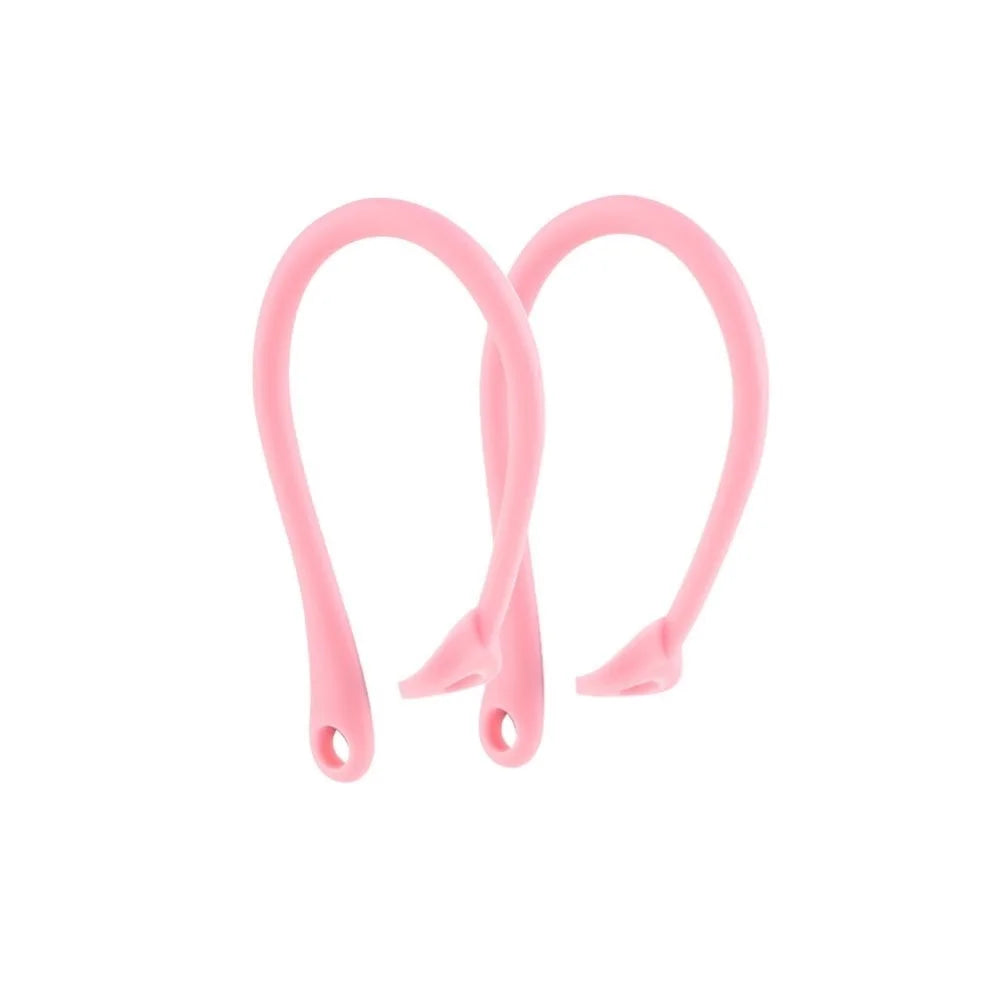 Silicone Anti-Lost Ear Hooks for AirPods 1 2 3 Pro – 1 Pair Earphone Accessories PRIMED Pink