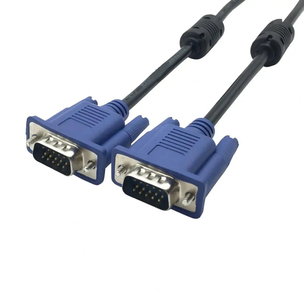 1.5m VGA Male to Male Cable – Monitor, TV & Projector VGA Cable PRIMED