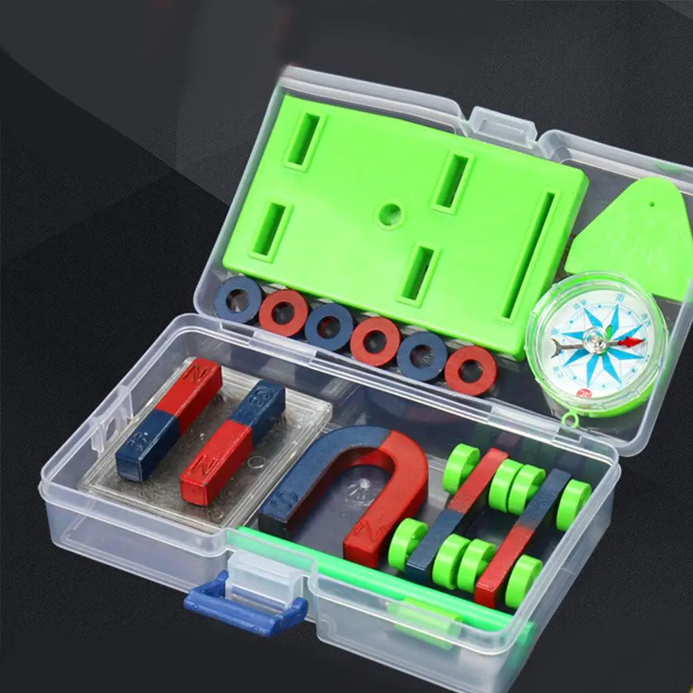 Kids Magnet Science Kit – Bar, Ring & Horseshoe Set 16pcs Science Experiment Kit PRIMED Default Title
