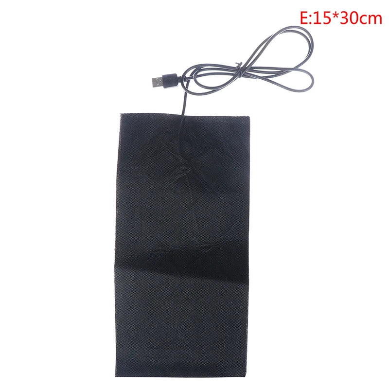 USB 5V Carbon Fiber Heating Pad – Flexible Electric Heat Mat