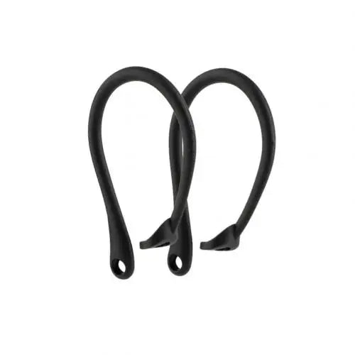 Silicone Anti-Lost Ear Hooks for AirPods 1 2 3 Pro – 1 Pair Earphone Accessories PRIMED black