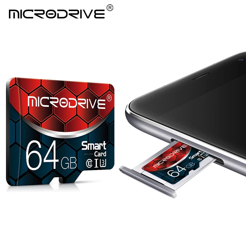 MicroDrive Micro SD Card Class 10 U3 V30 A1 – 4GB to 256GB Micro SD Card PRIMED