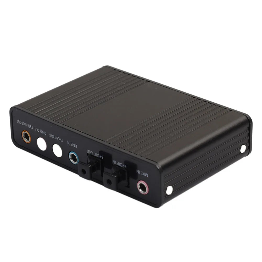 USB 2.0 External 5.1 Channel Optical Audio Sound Card for PC External Sound Card PRIMED