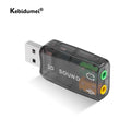 USB 5.1 External Sound Card Adapter – 3.5mm Audio & Mic Jack USB Audio Adapter PRIMED Default Title