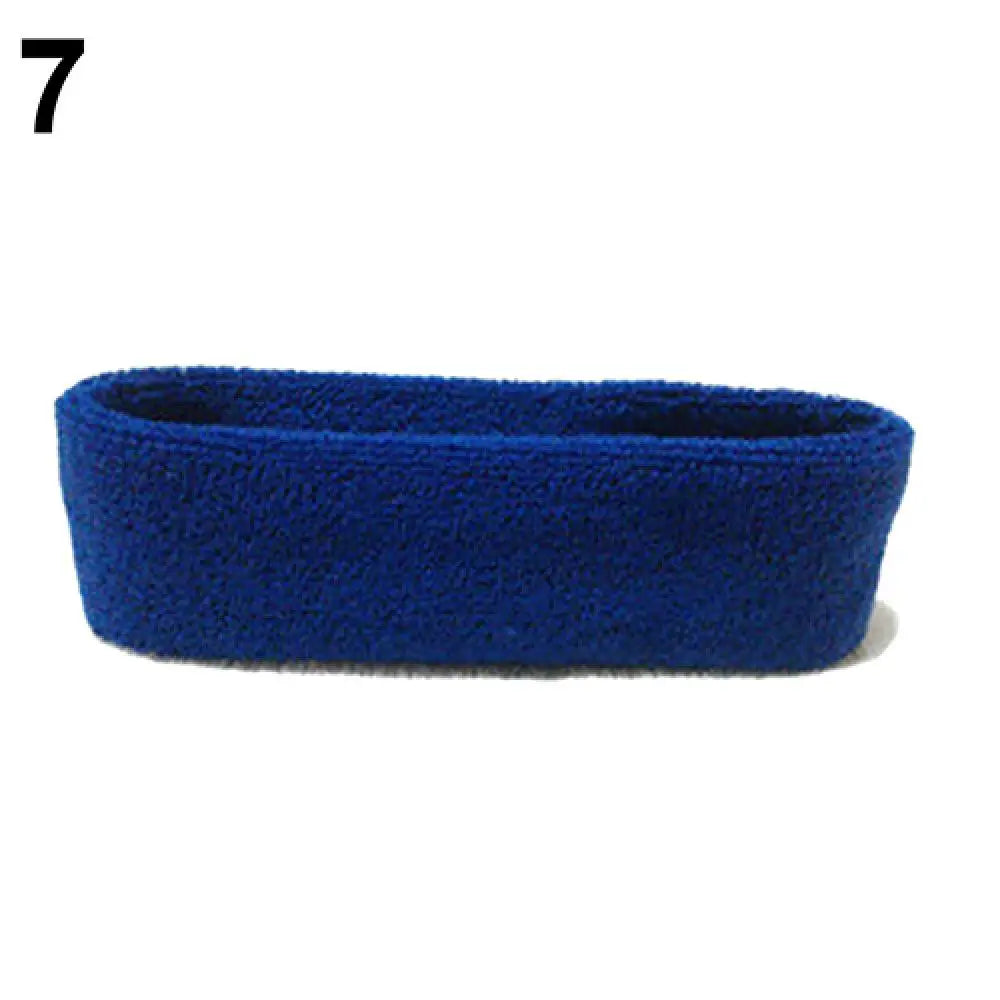 Quick-Dry Sports Sweatband Headband – Gym, Yoga & Fitness Sports Sweatband Headband PRIMED Royal Blue