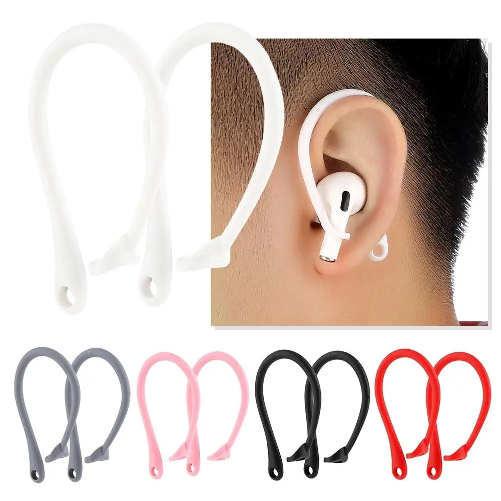 Silicone Anti-Lost Ear Hooks for AirPods 1 2 3 Pro – 1 Pair Earphone Accessories PRIMED