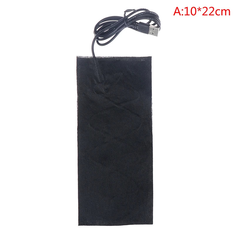 USB 5V Carbon Fiber Heating Pad – Flexible Electric Heat Mat