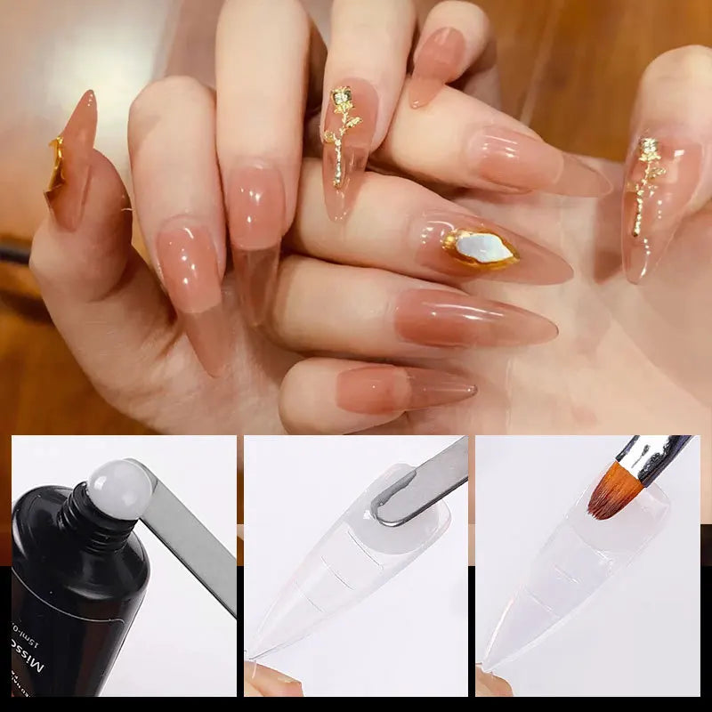 Nail Extension Forms – Quick Build Gel & Acrylic Molds 100–120 Pcs Nail Extension Forms PRIMED
