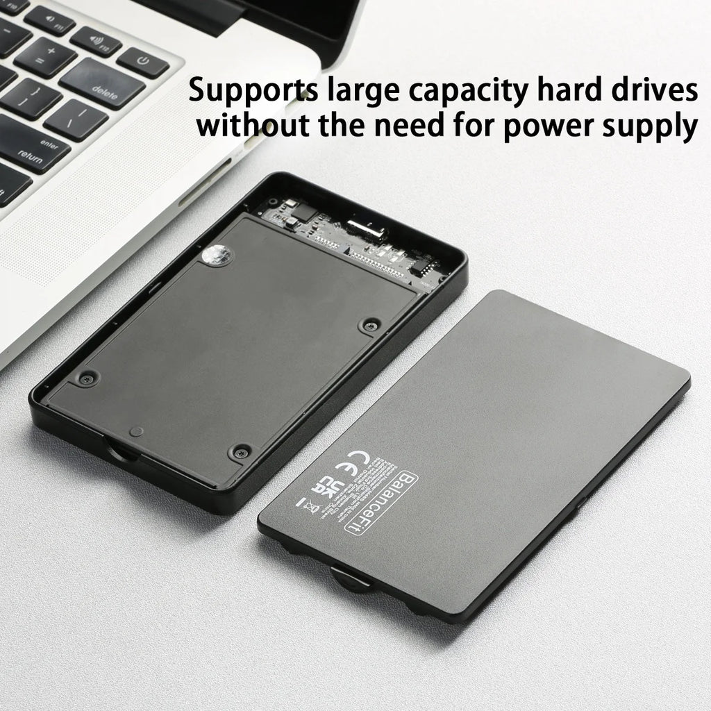 USB 3.0 Type-C 2.5" SATA SSD HDD Enclosure – 5Gbps Tool-Free HDD Enclosure PRIMED
