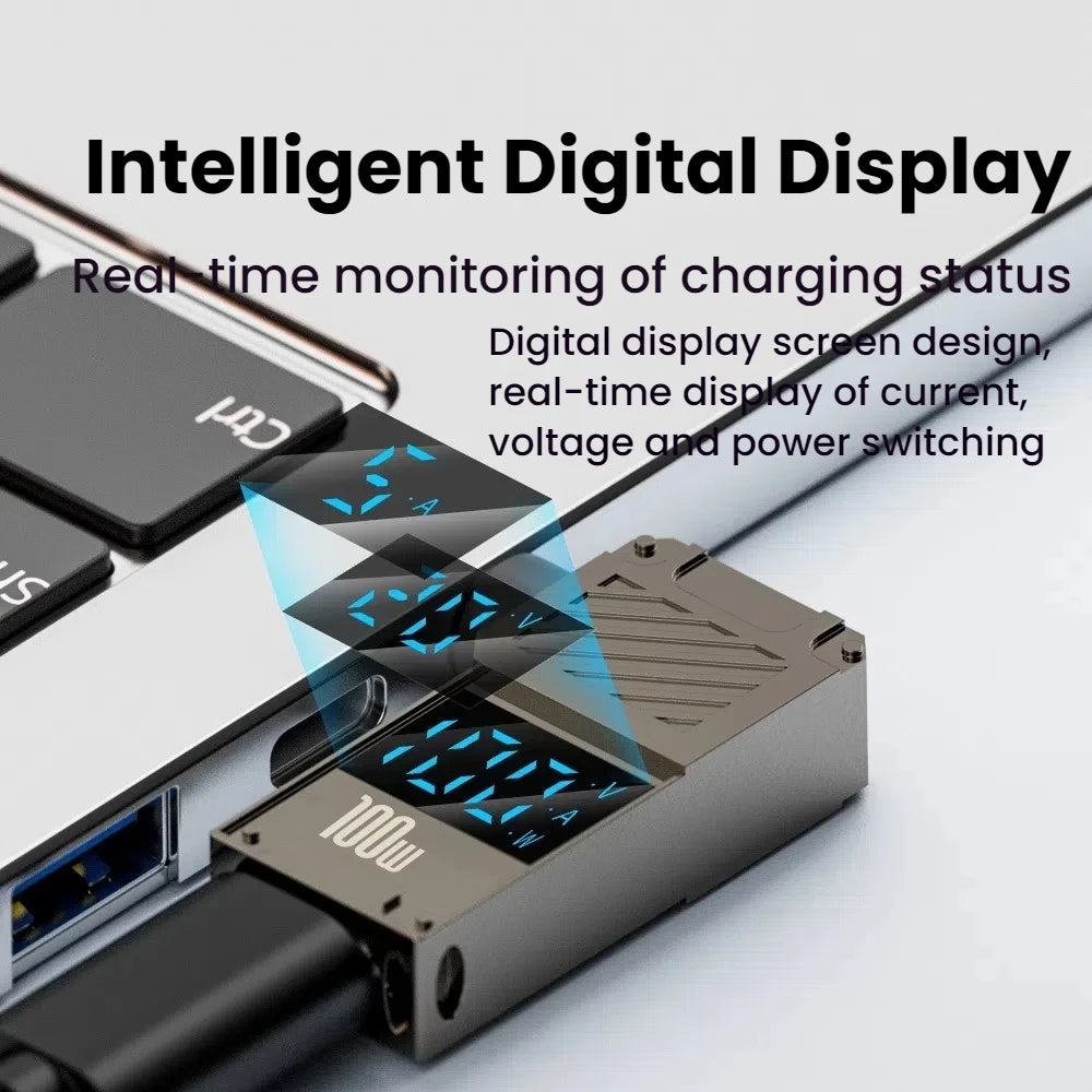 TISHRIC 100W USB-C PD to DC Laptop Charging Adapter 5A Laptop Charging Adapter PRIMED