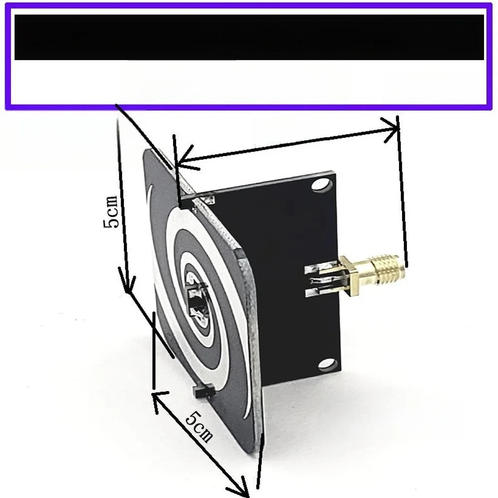 UWB Spiral Antenna 2.2–6.2GHz Circularly Polarized 3.5dBi