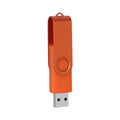 Metal USB Flash Drive 4GB–128GB Waterproof Plug & Play Pen Drive USB Flash Drive PRIMED 4GB Orange-A