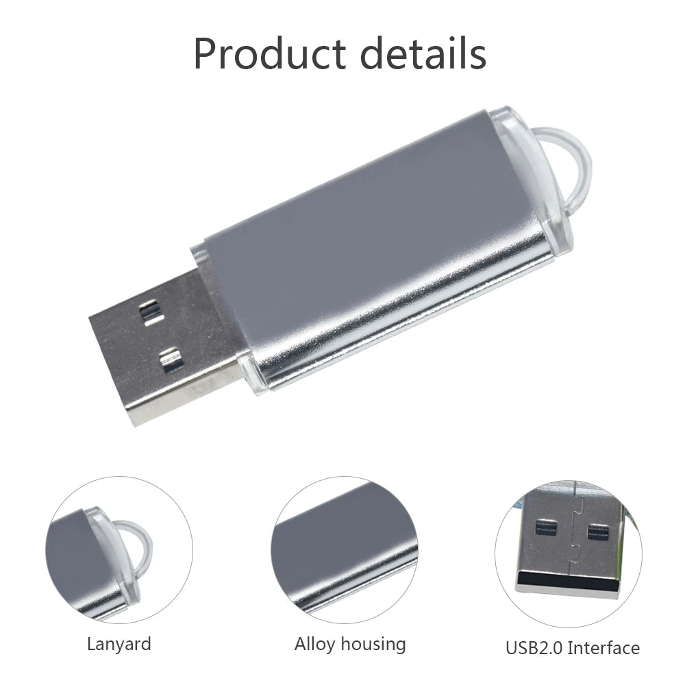Custom Logo Metal USB Flash Drive | Wedding & Gift Bulk Custom USB Flash Drive PRIMED
