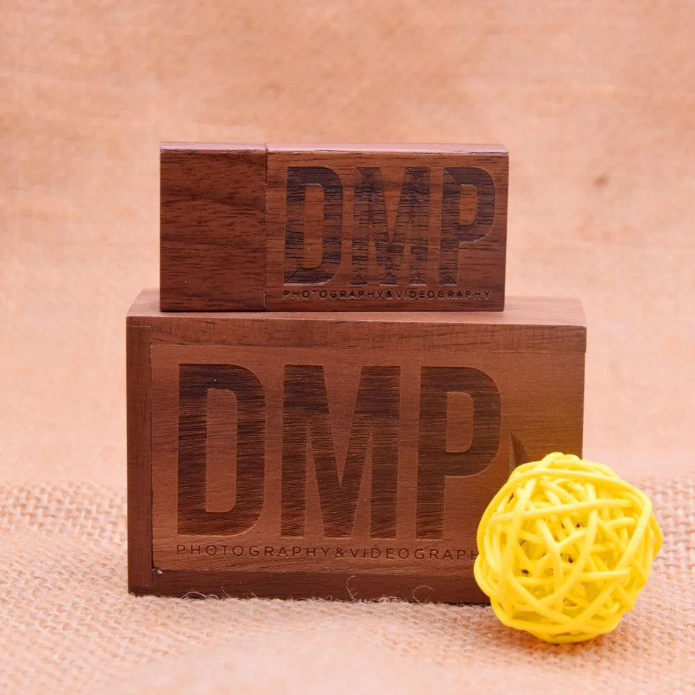 20-Pack Wooden Custom Logo USB 2.0 Flash Drives 8–64GB USB Flash Drive PRIMED
