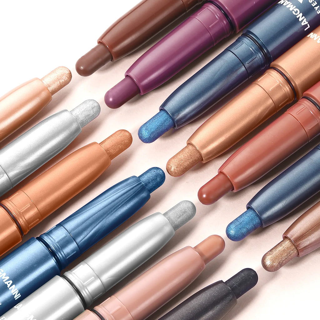 Smoky Rose Purple Eyeshadow Stick – Glitter Shimmer & Matte