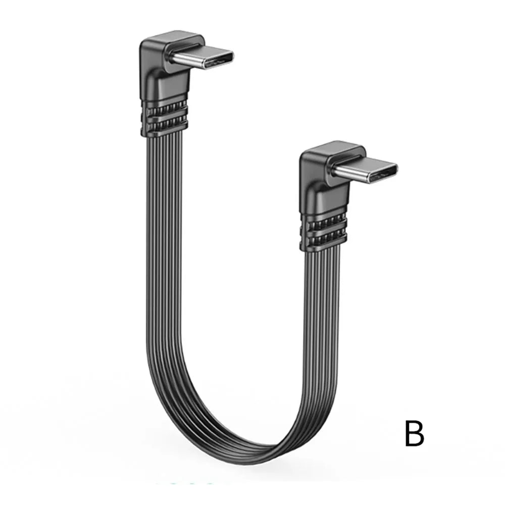 USB-C 90° Elbow Extension Cable – 45W & 480Mbps Data USB-C Extension Cable PRIMED L male to male 50CM