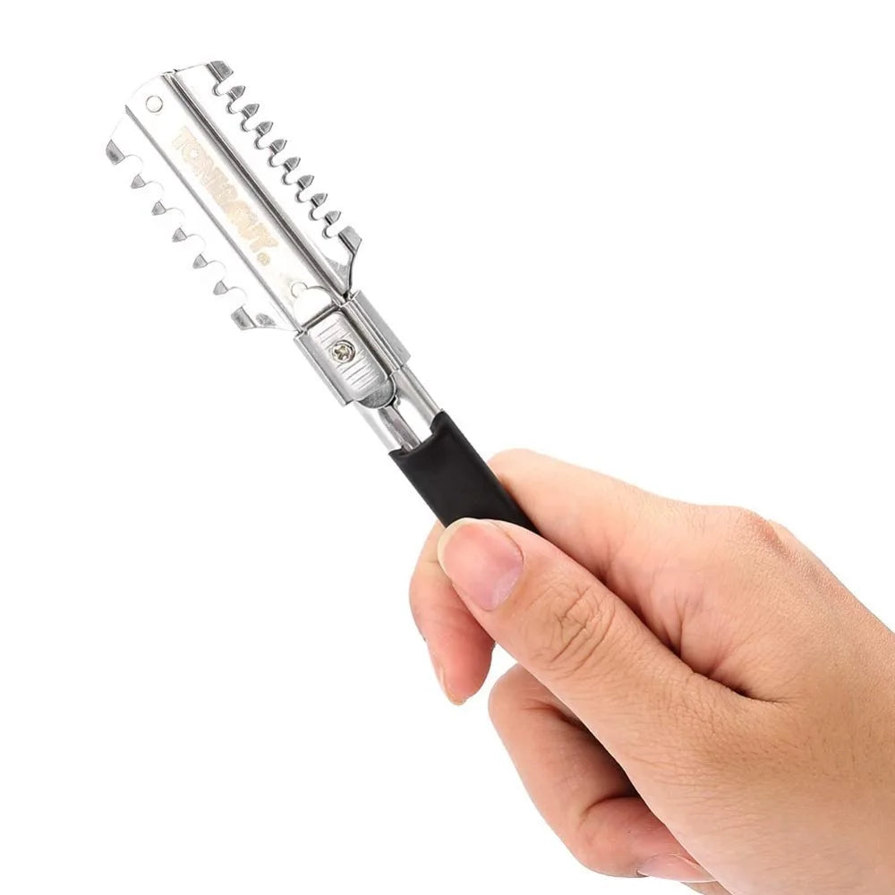 Double-Edge Razor Comb – Hair Thinning & Styling Tool