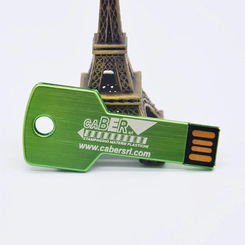 10-Pack Custom Logo Key USB 2.0 Flash Drives – 4GB to 128GB USB Flash Drive PRIMED