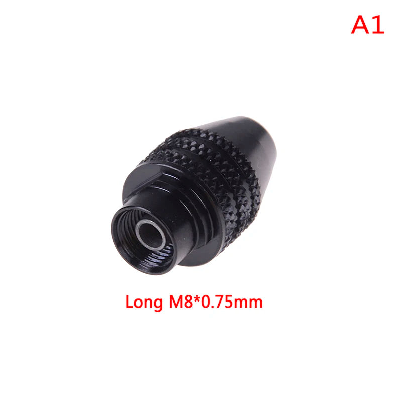 M7/M8 Keyless Mini Drill Chuck Adapter 0.3–3.2mm Rotary Tool