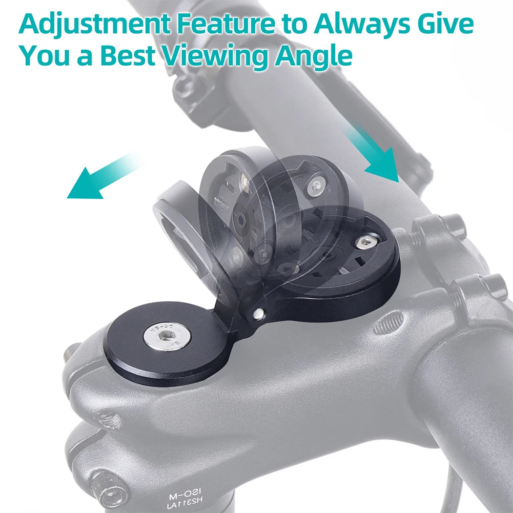 Adjustable Bike Computer Stem Cap Mount | Garmin Wahoo Bryton Bike Computer Mount PRIMED