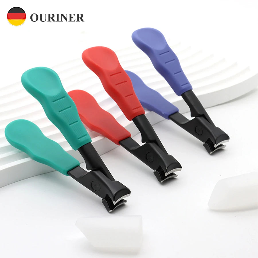 Stainless Steel Nail Clipper – Sharp Fingernail & Toenail Cutter Nail Clipper PRIMED 3pcs color random023