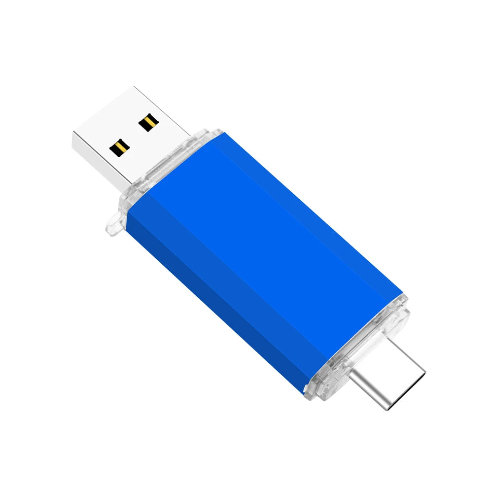 JASTER Type-C USB Flash Drive 8GB–128GB | Plastic Pen Drive USB Flash Drive PRIMED 8 GB Blue China Mainland