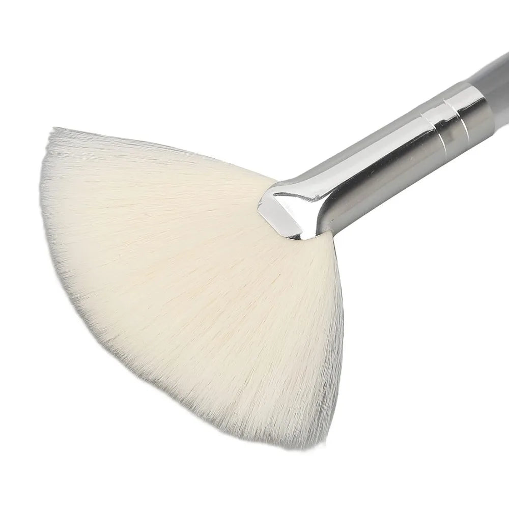 2-Pack Fan Face Mask Brush – Soft Bristles Facial Applicator