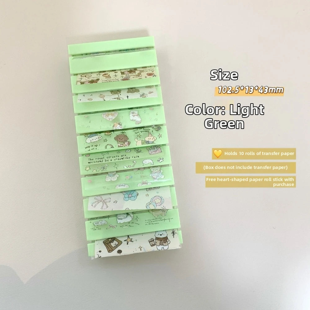 10-Grid Nail Foil Storage Box – 3D Printed Nail Art Organizer
