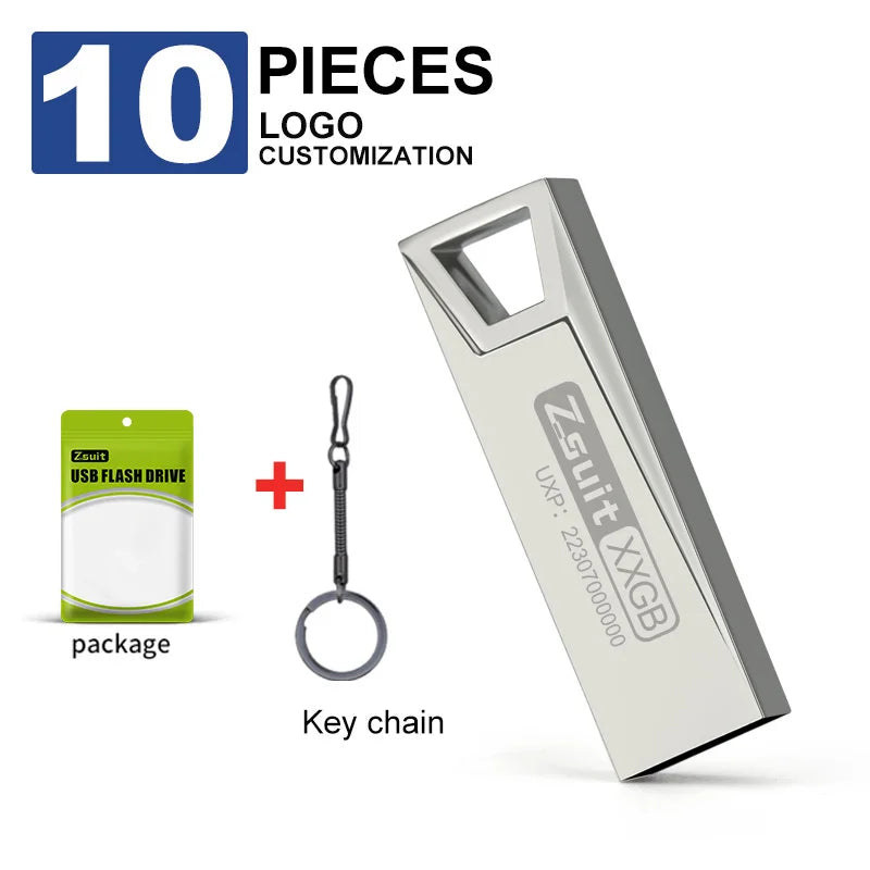 Z-Suit Metal USB Flash Drive 4GB–128GB | Waterproof Pen Drive