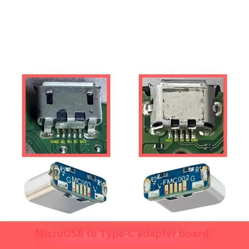 USB Type-C 5-Pin SMD Female Socket for PCB Soldering – 2 Pack