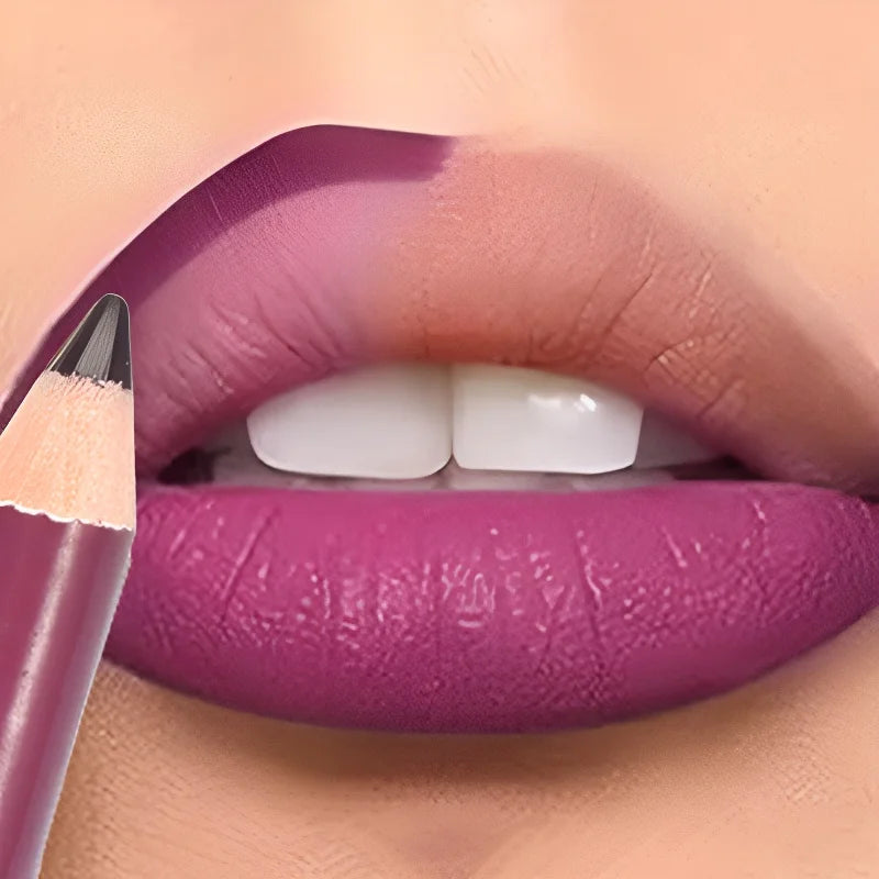 Waterproof Matte Lip Liner Pencil | 28 Shades, Long-Lasting