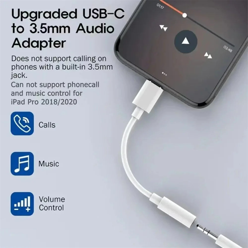 USB-C to 3.5mm Audio Adapter | HiFi DAC Jack Converter Audio Jack Adapter PRIMED