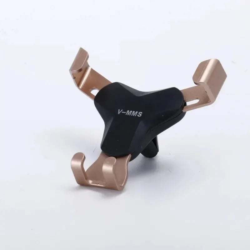 Y-Shape Gravity Car Phone Holder – Universal Air Vent Mount Car Phone Mount PRIMED Golden
