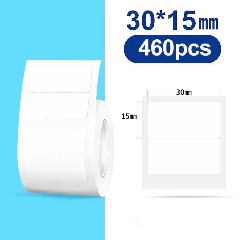 NiiMBOT Thermal Label Roll – Waterproof Round Stickers B1 B21 Thermal Label Roll PRIMED WH 30-15mm