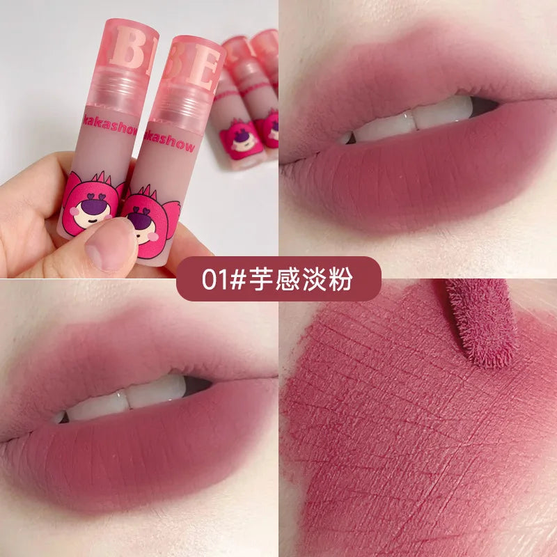 Peach Pink Matte Liquid Lipstick – Velvet Lip Glaze Waterproof Matte Liquid Lipstick PRIMED kakashow-01