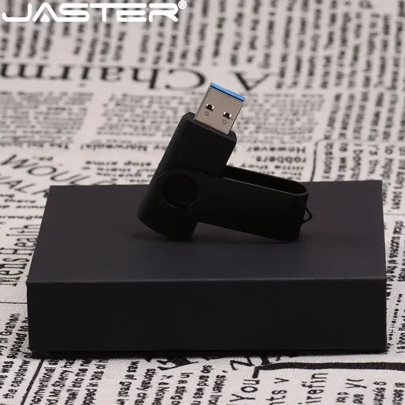 JASTER USB Flash Drive 8GB–128GB | Rotatable Memory Stick USB Flash Drive PRIMED