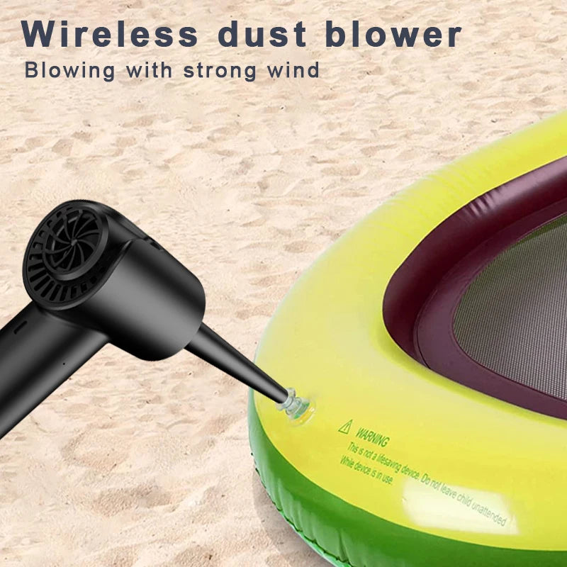 TISHRIC 51000 RPM Cordless Air Duster Keyboard Blower Kit Cordless Air Duster PRIMED