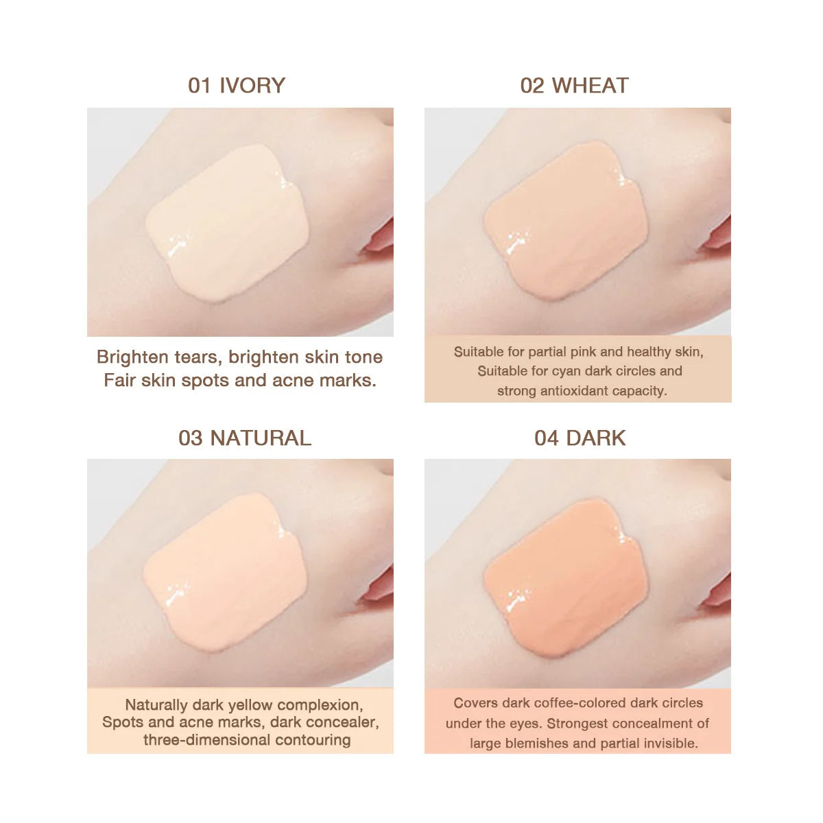 Waterproof Matte Mini Liquid Concealer – Full Coverage Makeup