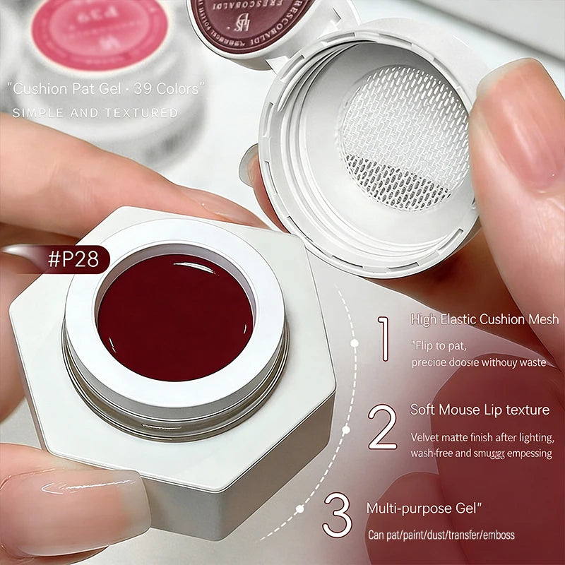 39-Color Air Cushion Nail Art Gel – UV LED Ombre & Gradient