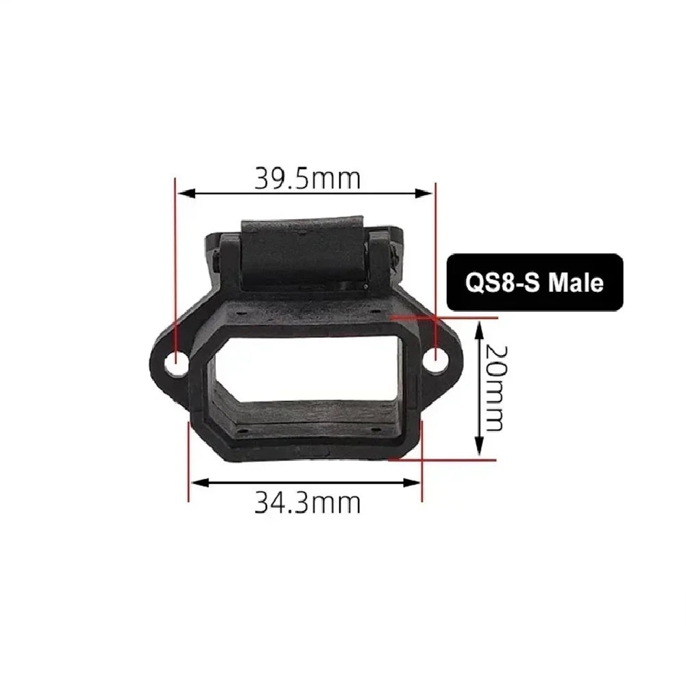 QS8-S Heavy-Duty Spark-Proof Battery Connector | 200A 600V Battery Connector PRIMED Male shell China Mainland